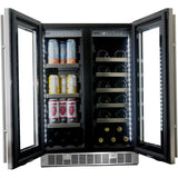 Danby - 4.7 CuFt Integrated Beverage Center, 21 Wine Bottles & 61 Beverage Cans | SPRBC047D1SS