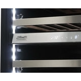 Danby - 51 Bottle Integrated Wine Cooler, Low-E Dual Pane Door, Pro Style Handle - SPRWC053D1SS