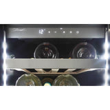 Danby - Silhouette 28 Bottle Integrated Wine Cooler, 15 inch Wide Chassis - SPRWC031D1SS