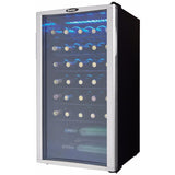 Danby - 35 Bottle Wine Cooler, Reversible Door, Tempered Glass Door, Worktop - DWC350BLP