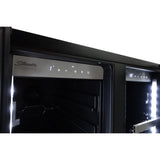 Danby - 4.7 CuFt Integrated Beverage Center, 21 Wine Bottles & 61 Beverage Cans | SPRBC047D1SS