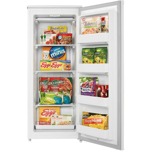 Danby - 10.1 CuFt Refrigerator, Frost Free, Glass Shelves, Electronic Thermostat - DFF101E1WDB