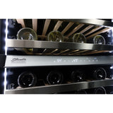 Danby - 51 Bottle Integrated Wine Cooler, Low-E Dual Pane Door, Pro Style Handle - SPRWC053D1SS