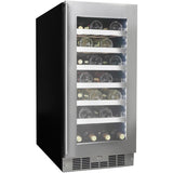 Danby - Silhouette 28 Bottle Integrated Wine Cooler, 15 inch Wide Chassis - SPRWC031D1SS