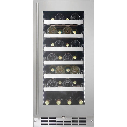 Danby - Silhouette 28 Bottle Integrated Wine Cooler, 15 inch Wide Chassis - SPRWC031D1SS