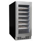 Danby - Silhouette 28 Bottle Integrated Wine Cooler, 15 inch Wide Chassis - SPRWC031D1SS