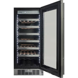 Danby - Silhouette 28 Bottle Integrated Wine Cooler, 15 inch Wide Chassis - SPRWC031D1SS