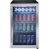 Danby - 4.34 CuFt Beverage Center, Towel Bar Handle, Door Ajar Alarm | DBC434A1BSSDD