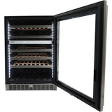 Danby - 51 Bottle Integrated Wine Cooler, Low-E Dual Pane Door, Pro Style Handle - SPRWC053D1SS