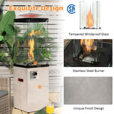 Tangkula 41,000 BTU Propane Patio Heater with Waterproof Cover - NP11219US-GR