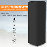 Tangkula 41,000 BTU Propane Patio Heater with Waterproof Cover - NP11219US-GR