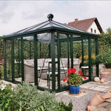 Janssens | Pyramid Glass Greenhouse Kit With 4mm Tempered Glass Glazing - EX-PYRAMID-10