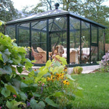 Janssens | Pyramid Glass Greenhouse Kit With 4mm Tempered Glass Glazing - EX-PYRAMID-10