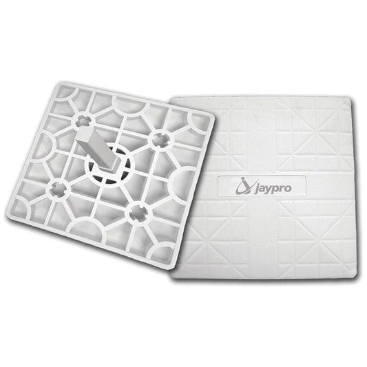 iDeal Jaypro Baseball Base Set - Flex Style (Set of 3) (White) - BB-200