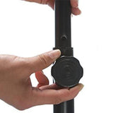 JumpSport 350 Indoor 39-Inch Mini Trampoline and Handle Bar Accessory, Black - 250101