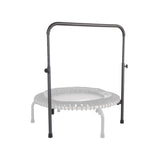 JumpSport 350 Indoor 39-Inch Mini Trampoline and Handle Bar Accessory, Black - 250101