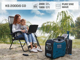 Konner Sohnen KS 2000iS CO 1800W/2000W Generator Gas Inverter with CO Sensor Pure Sine Wave New - KS-2000IS-CO