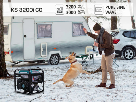 Konner Sohnen KS 3200i CO 3000W/3300W Generator Gas Inverter with CO Sensor Pure Sine Wave New - KS-3200I-CO