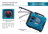 Konner Sohnen KS 6000iEHS CO 5000W/5500W Generator LPG/Gasoline Inverter with CO Sensor Pure Sine Wave New - KS-6000IEHS-CO