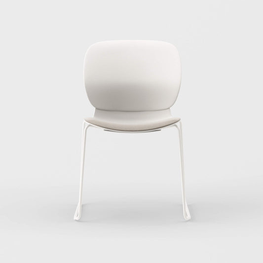 Maari Chair Sled Base with Upholstered Seat - BP00650