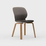 Maari Chair Wood Base with Upholstered Seat - BP00865