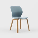 Maari Chair Wood Base with Upholstered Seat - BP00865