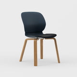 Maari Chair Wood Base with Upholstered Seat - BP00865