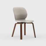 Maari Upholstered Chair with Wood Base -  BP00841