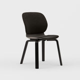 Maari Upholstered Chair with Wood Base -  BP00841