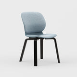 Maari Upholstered Chair with Wood Base -  BP00841