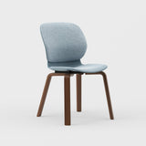 Maari Upholstered Chair with Wood Base -  BP00841
