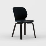 Maari Upholstered Chair with Wood Base -  BP00841