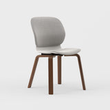 Maari Upholstered Chair with Wood Base -  BP00841