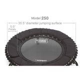 JumpSport 250 Fitness Rebounder Mini Trampoline In Home Cardio Fitness (2 Pack) - 173133