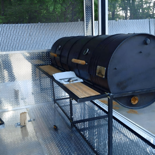 Moss Grills Double Barrel Basic Custom BBQ Grill - 204