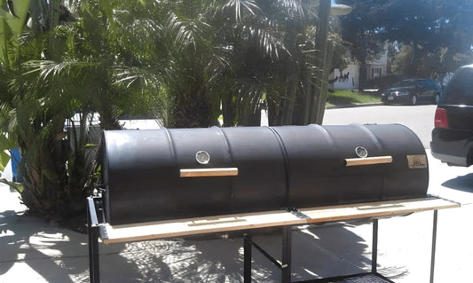 Moss Grills Double Barrel Basic Custom BBQ Grill - 204