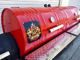 Moss Grills Double Barrel Custom BBQ Grill with Double Firebox - 202