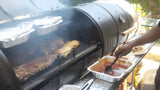 Moss Grills Double Barrel Custom BBQ Grill with Single Smoke Box - 203