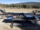 Moss Grills Ranch Style Custom BBQ Grill Smoker / Charcoal, Rotisserie - 206