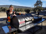 Moss Grills Ranch Style Custom BBQ Grill Smoker / Charcoal, Rotisserie - 206
