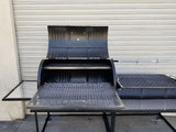 Moss Grills Ranch Style Custom BBQ Grill Smoker / Charcoal, Rotisserie - 206