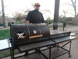 Moss Grills Ranch Style Custom BBQ Grill Smoker / Charcoal, Rotisserie - 206