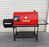 Moss Grills Red Hot Barbecue Smoker with Offset Firebox Grill - 101-1