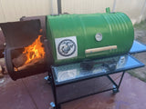 Moss Grills Red Hot Barbecue Smoker with Offset Firebox Grill - 101-1