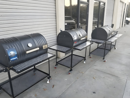 Moss Grills Deluxe Single Barrel Barbecue Grill - 107