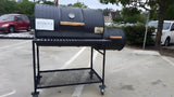 Moss Grills Single Barrel Grill Smoker / Charcoal, Rotisserie - 104