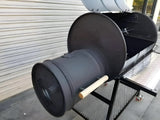 Moss Grills Single Barrel Grill Smoker / Charcoal, Rotisserie - 104