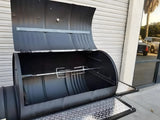 Moss Grills Single Barrel Grill Smoker / Charcoal, Rotisserie - 104
