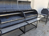 Moss Grills Tailgate Double Barrel Custom BBQ Grill / Charcoal - 205