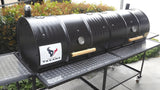 Moss Grills Tailgate Double Barrel Custom BBQ Grill / Charcoal - 205
